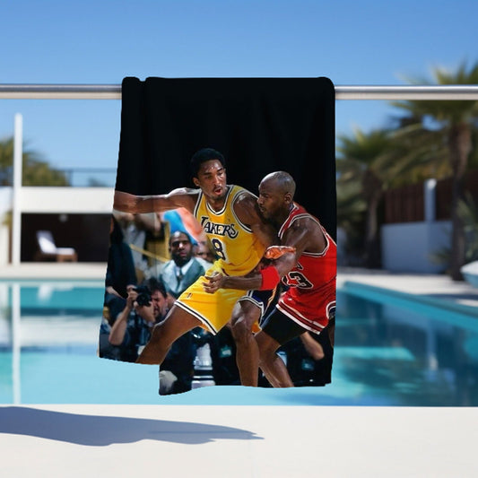 Kobe Towel, Absorbent Beach Towel, Laker Fan Gift - Techy Treasures -  