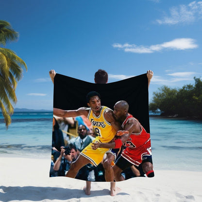 Kobe Towel, Absorbent Beach Towel, Laker Fan Gift - Techy Treasures -  