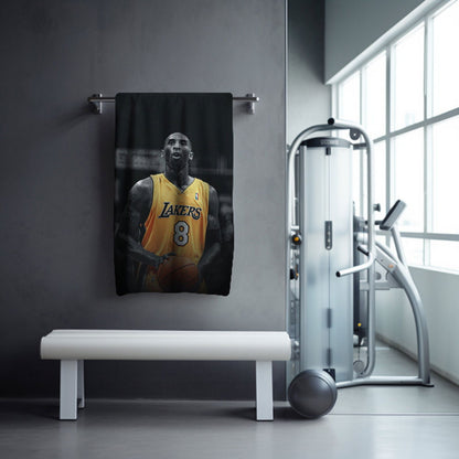 Kobe Towel, Absorbent Beach Towel, Laker Fan Gift - Techy Treasures -  