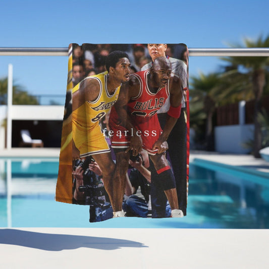 Kobe Towel, Absorbent Beach Towel, Laker Fan Gift - Techy Treasures -  