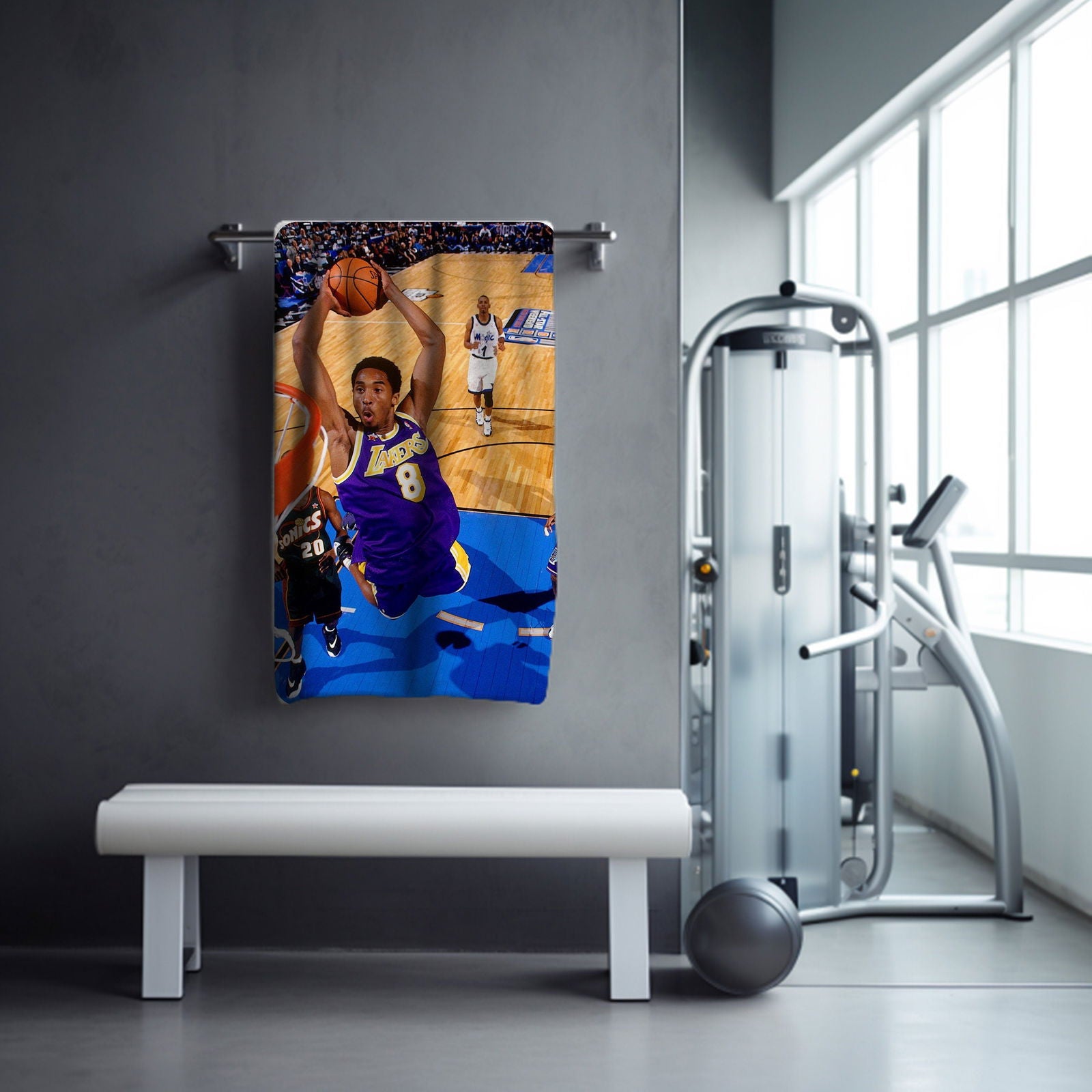 Kobe Towel, Absorbent Beach Towel, Legendary Kobe  Custom Laker Fan Gift - Techy Treasures -  