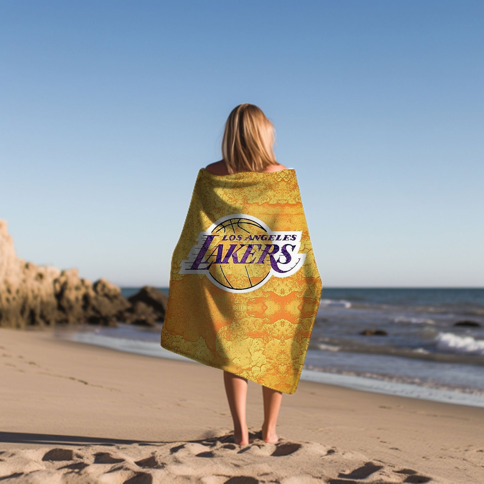 Kobe Towel, Absorbent Beach Towel, Legendary Kobe  Custom Laker Fan Gift - Techy Treasures -  