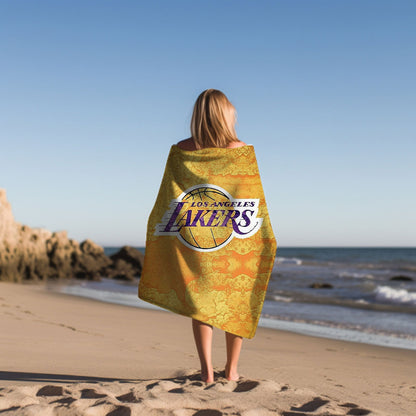 Kobe Towel, Absorbent Beach Towel, Legendary Kobe  Custom Laker Fan Gift - Techy Treasures -  