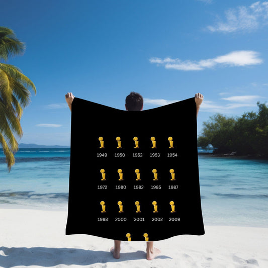 Kobe Towel, Absorbent Beach Towel, Legendary Kobe  Custom Laker Fan Gift - Techy Treasures -  