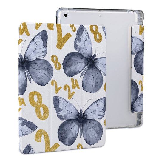 Kobe and GiGi Mamba and Mambacita iPad Folding Case with Full Coverage - Techy Treasures - Tablet 