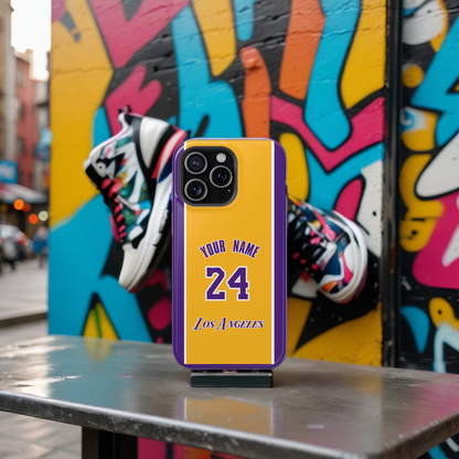 Los Angeles Pro Basketball Jersey Tough Case - Techy Treasures - Phone Case 