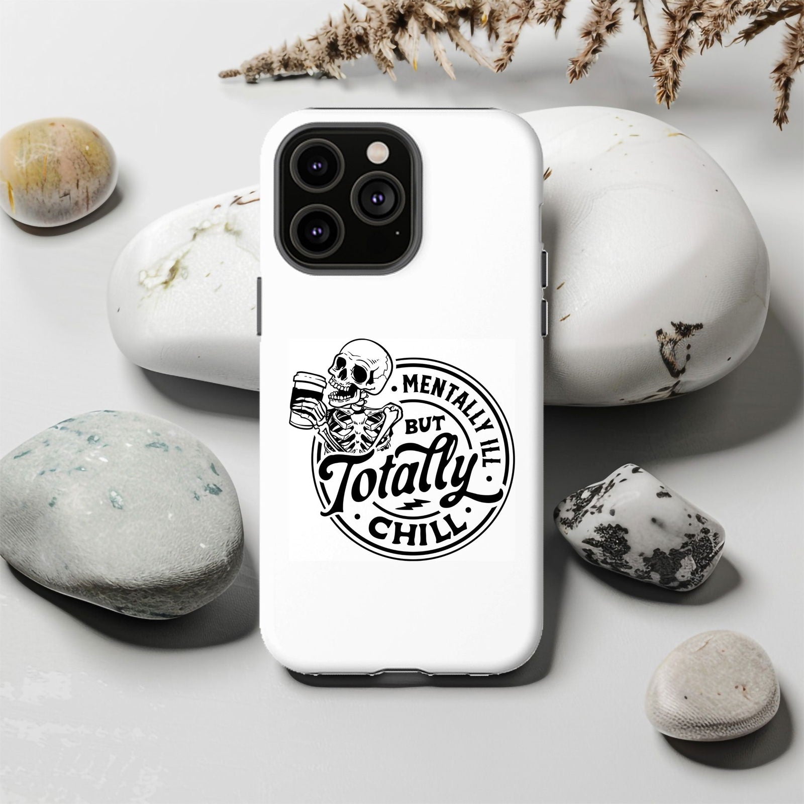 Mentally Ill But Totally Chill Magsafe iPhone Tough Case - Techy Treasures -  