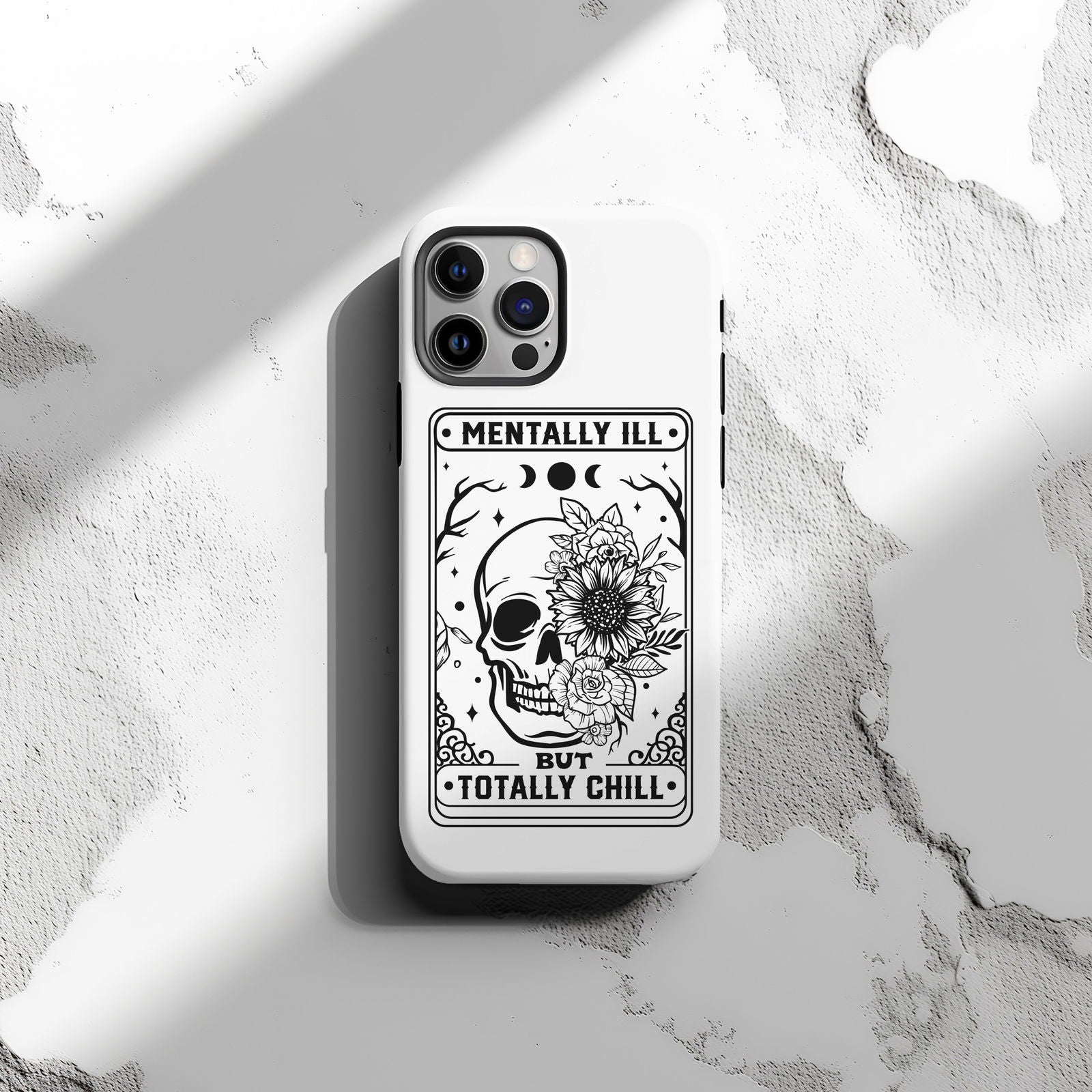 Mentally Ill But Totally Chill Tarot Magsafe iPhone Tough Case - Techy Treasures -  