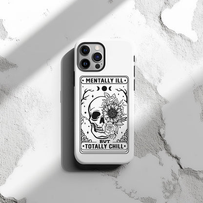 Mentally Ill But Totally Chill Tarot Magsafe iPhone Tough Case - Techy Treasures -  