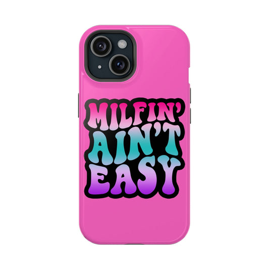 Milfin' Ain't Easy Magsafe iPhone Tough Case - Techy Treasures - Phone Case 