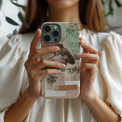 Modern Art Collage Magsafe iPhone Case - Techy Treasures -  