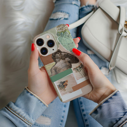 Modern Art Collage Magsafe iPhone Case - Techy Treasures -  
