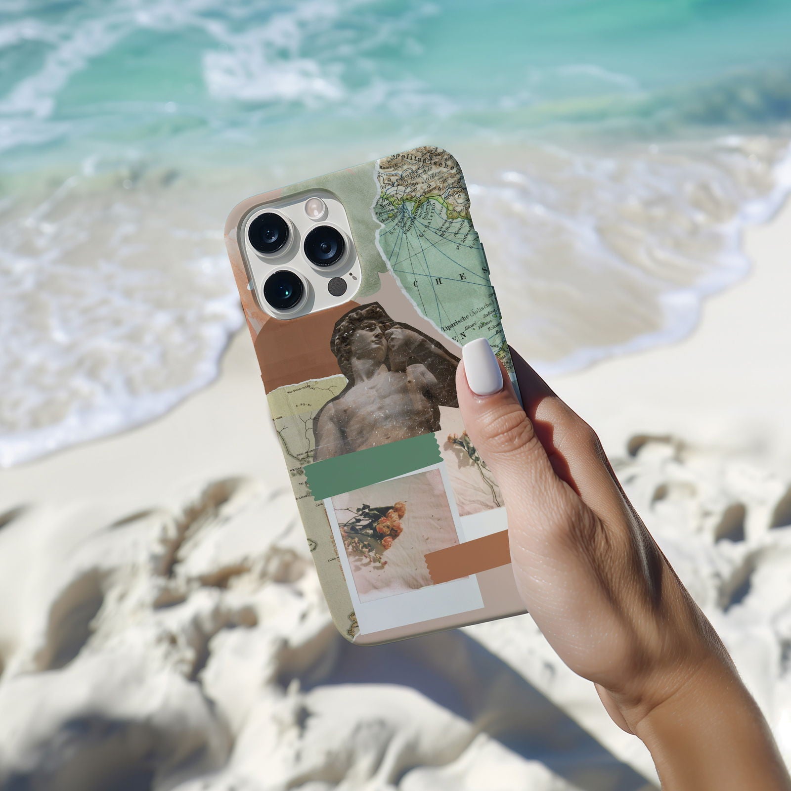 Modern Art Collage Magsafe iPhone Case - Techy Treasures -  