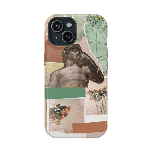 Modern Art Collage Magsafe iPhone Case - Techy Treasures - Mobile Phone Cases 