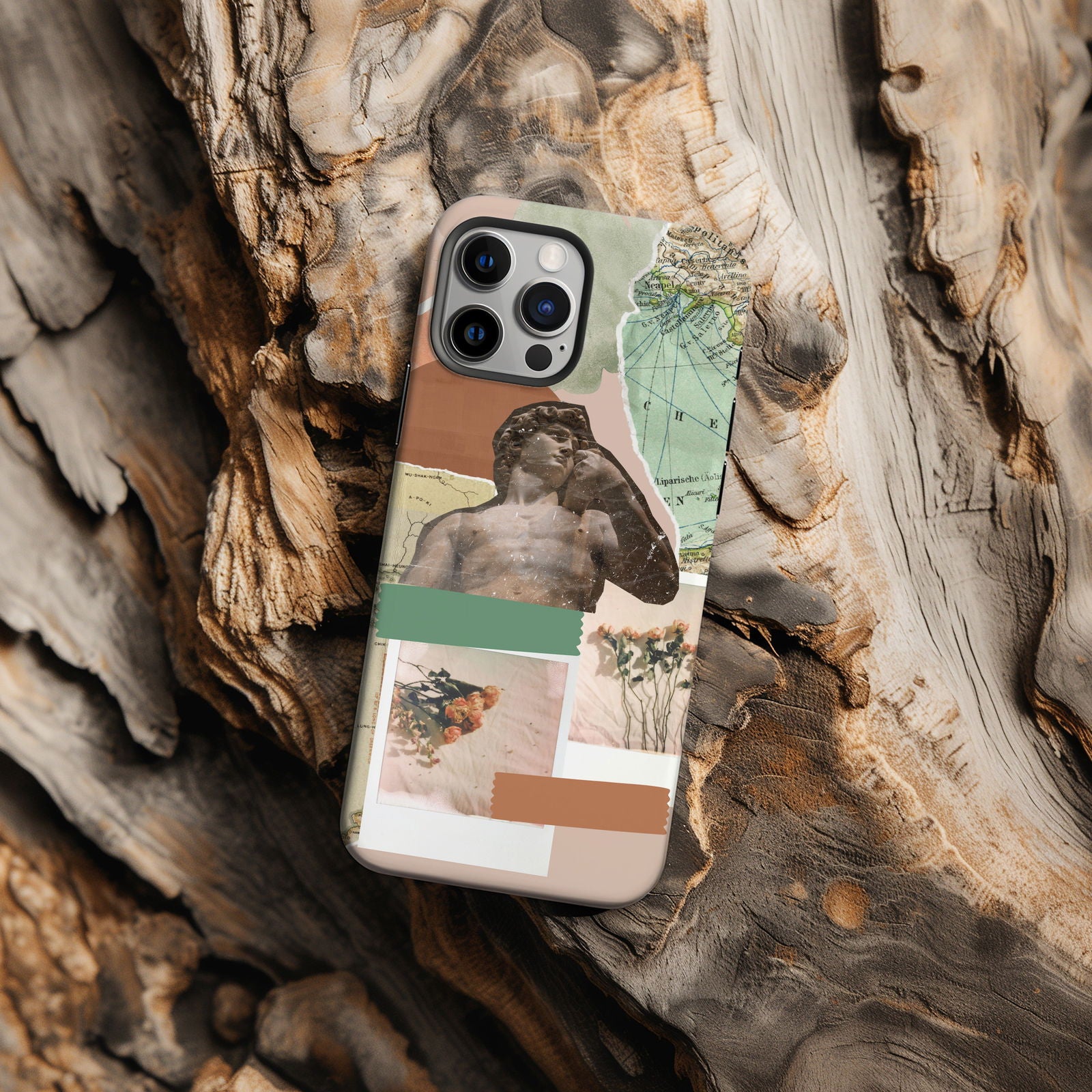 Modern Art Collage Magsafe iPhone Case - Techy Treasures - Mobile Phone Cases 