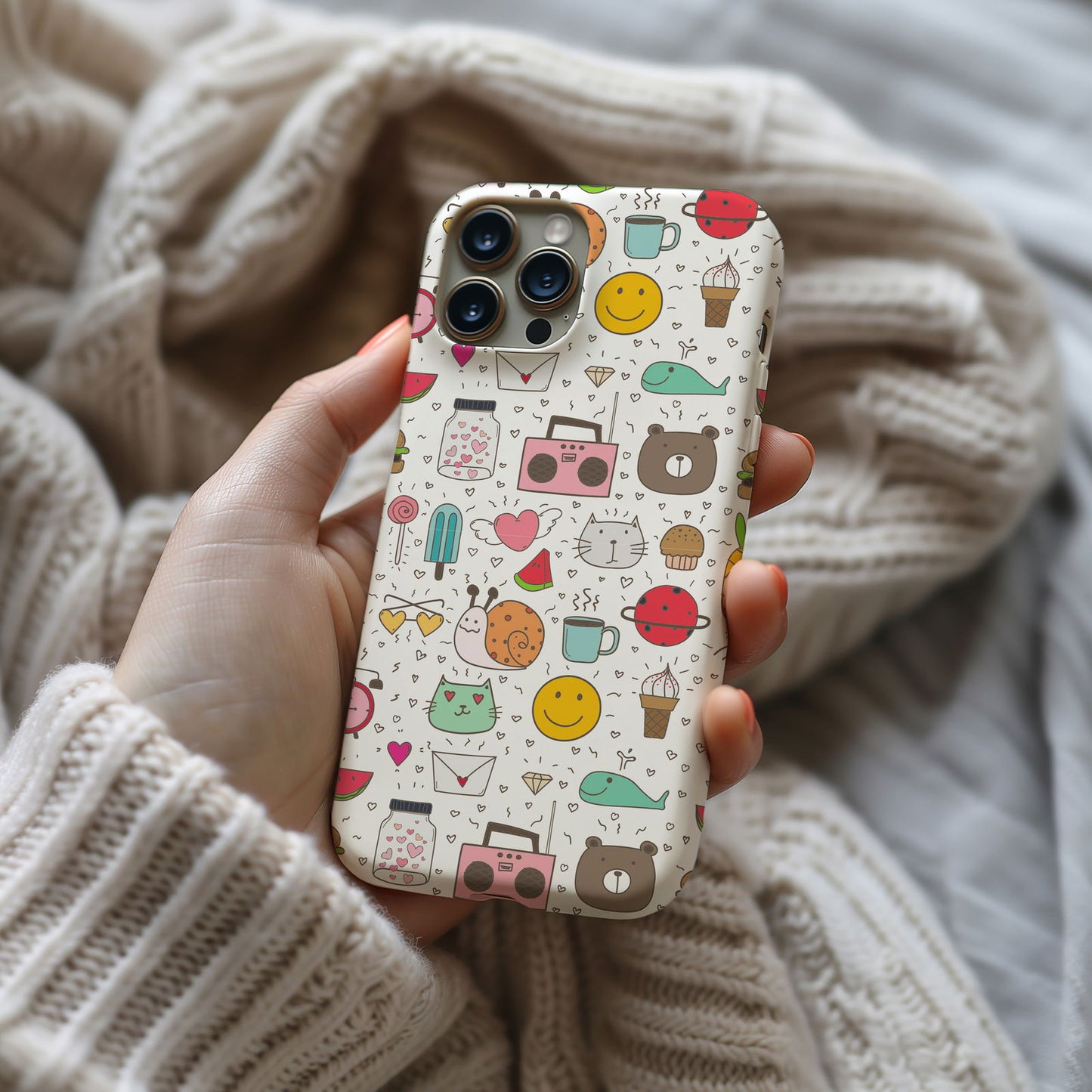 Modern Cute Collage Magsafe iPhone Case - Techy Treasures -  