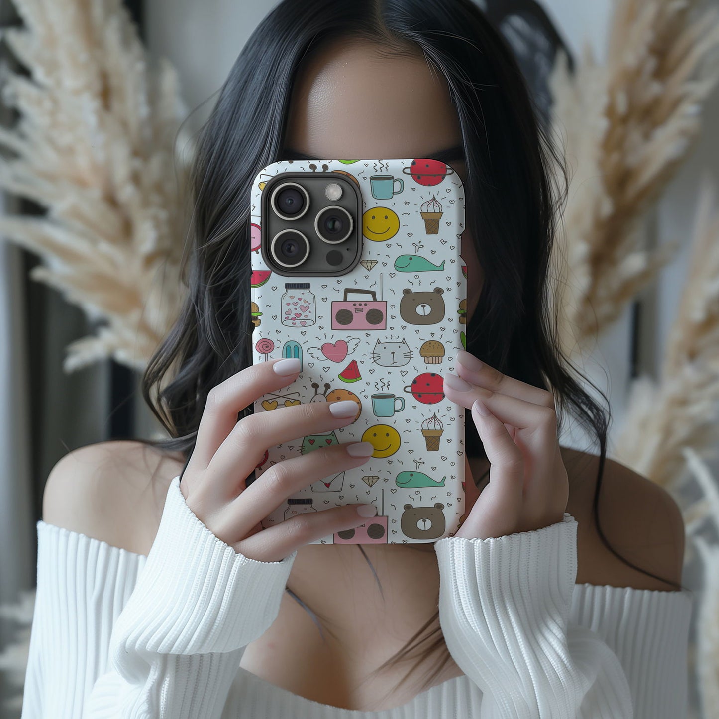 Modern Cute Collage Magsafe iPhone Case - Techy Treasures -  
