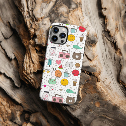 Modern Cute Collage Magsafe iPhone Case - Techy Treasures -  