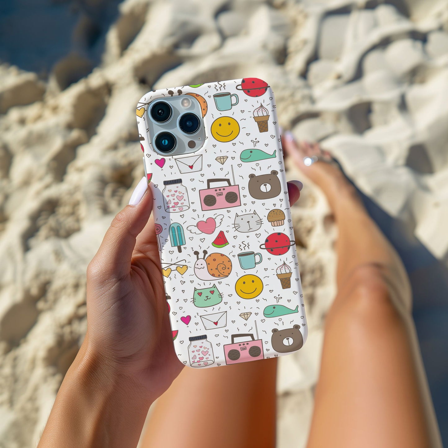 Modern Cute Collage Magsafe iPhone Case - Techy Treasures -  