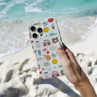 Modern Cute Collage Magsafe iPhone Case - Techy Treasures -  