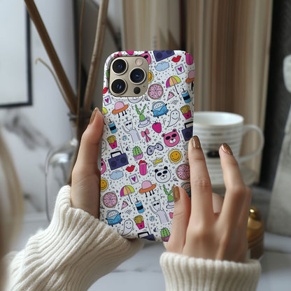Modern Cute Collage Magsafe iPhone Case - Techy Treasures -  