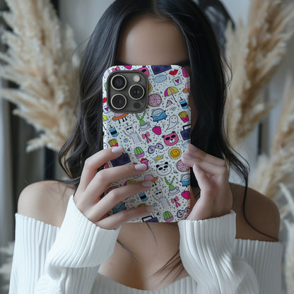 Modern Cute Collage Magsafe iPhone Case - Techy Treasures -  
