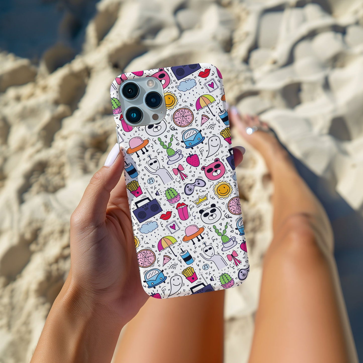 Modern Cute Collage Magsafe iPhone Case - Techy Treasures -  
