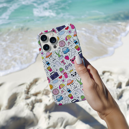 Modern Cute Collage Magsafe iPhone Case - Techy Treasures -  