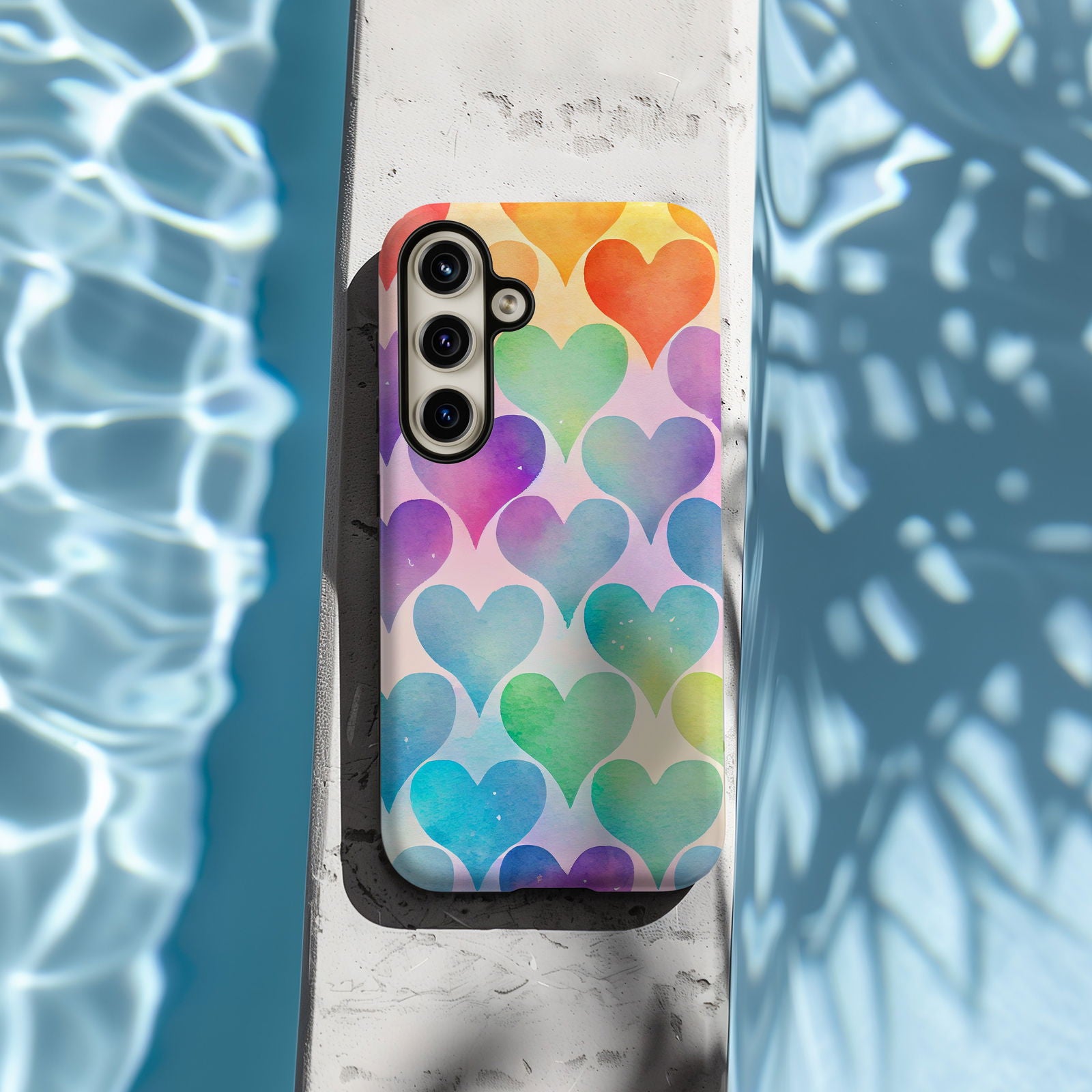 Multi-Color Hearts Magsafe iPhone Case - Techy Treasures -  