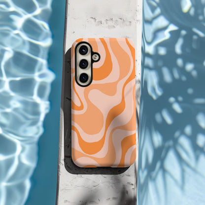 Orange Swirl Vibrant Magsafe iPhone Case - Techy Treasures -  