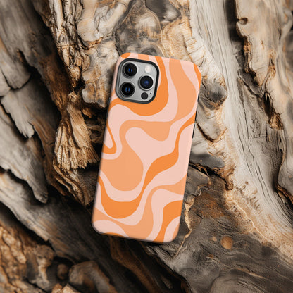 Orange Swirl Vibrant Magsafe iPhone Case - Techy Treasures -  