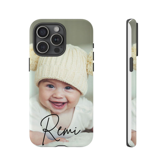 Personalized Custom Baby Picture Phone Case - Techy Treasures - Phone Case 
