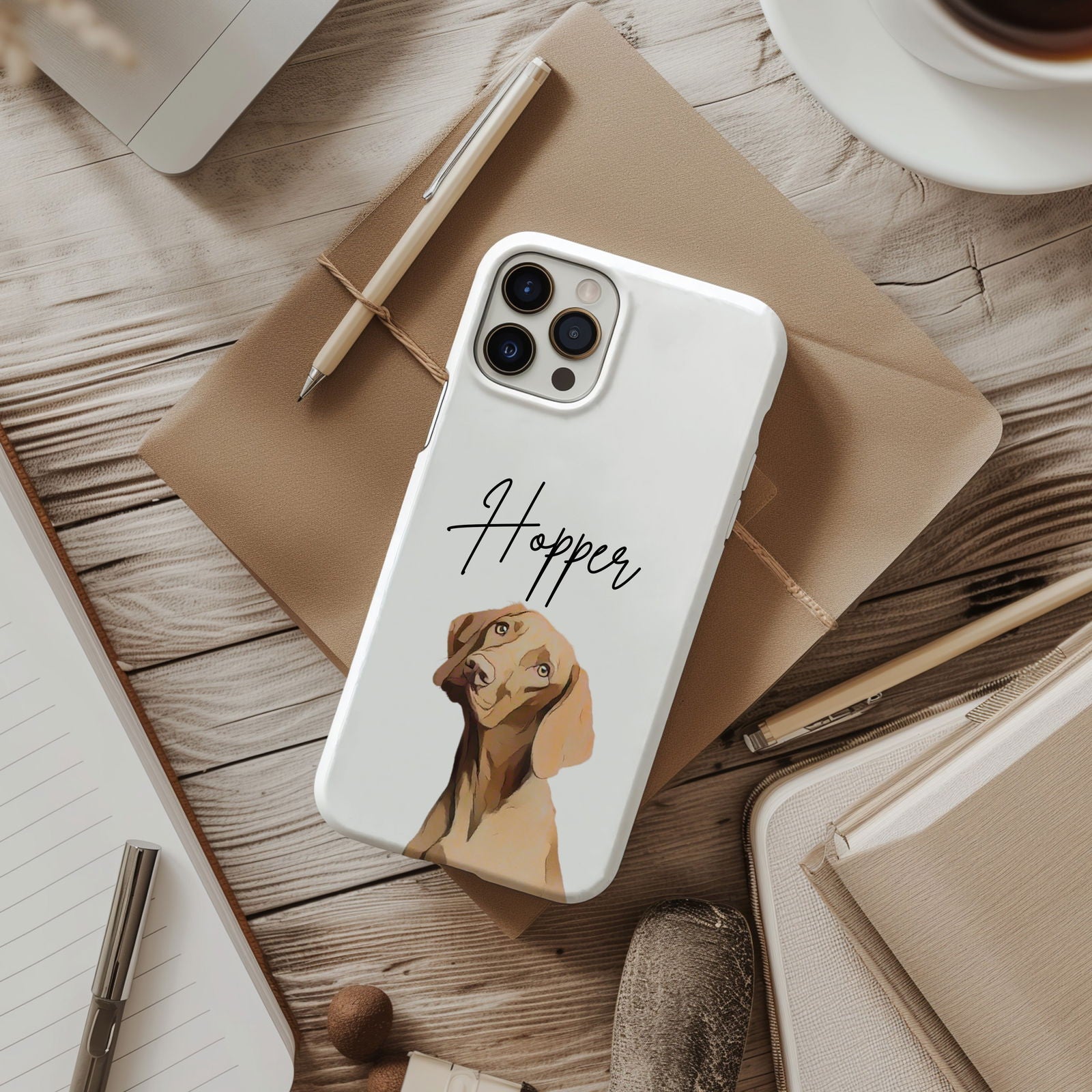 Personalized Pet Portrait Tough Cases - Techy Treasures -  