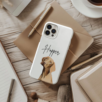 Personalized Pet Portrait Tough Cases - Techy Treasures -  