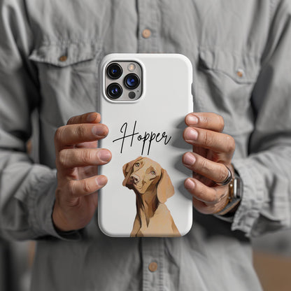 Personalized Pet Portrait Tough Cases - Techy Treasures -  