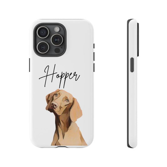 Personalized Pet Portrait Tough Cases - Techy Treasures - Phone Case 
