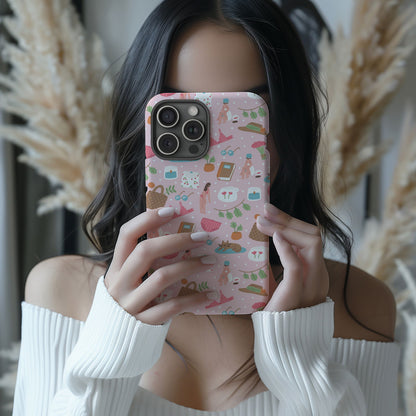 Pink Feminine Collage Magsafe iPhone Case - Techy Treasures -  