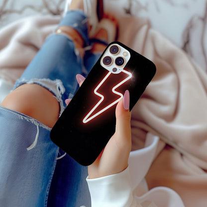Pink Power Up Lightning Bolt Magsafe iPhone Case - Techy Treasures -  
