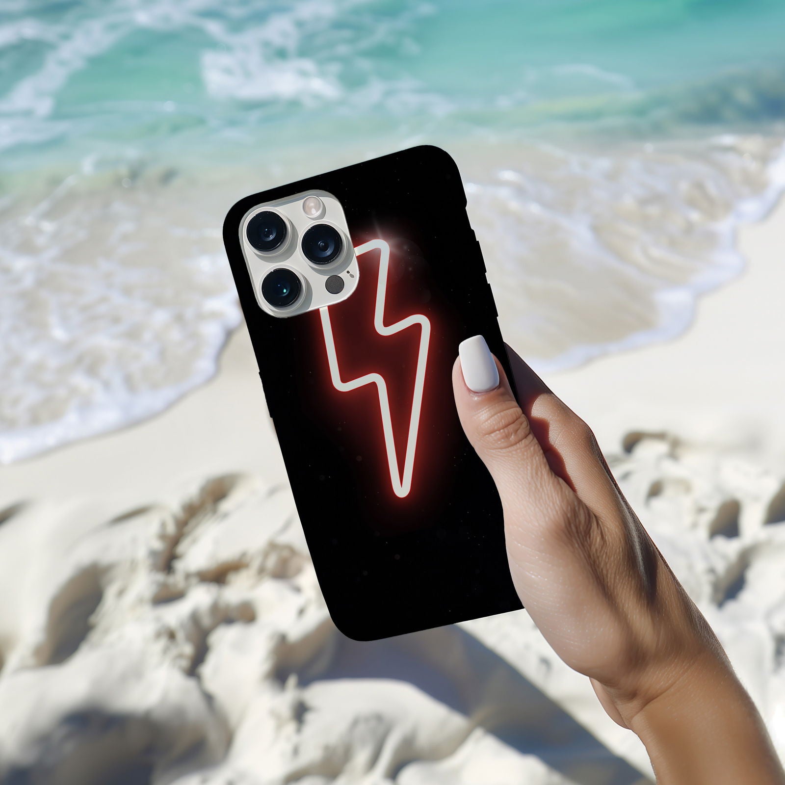 Pink Power Up Lightning Bolt Magsafe iPhone Case - Techy Treasures -  