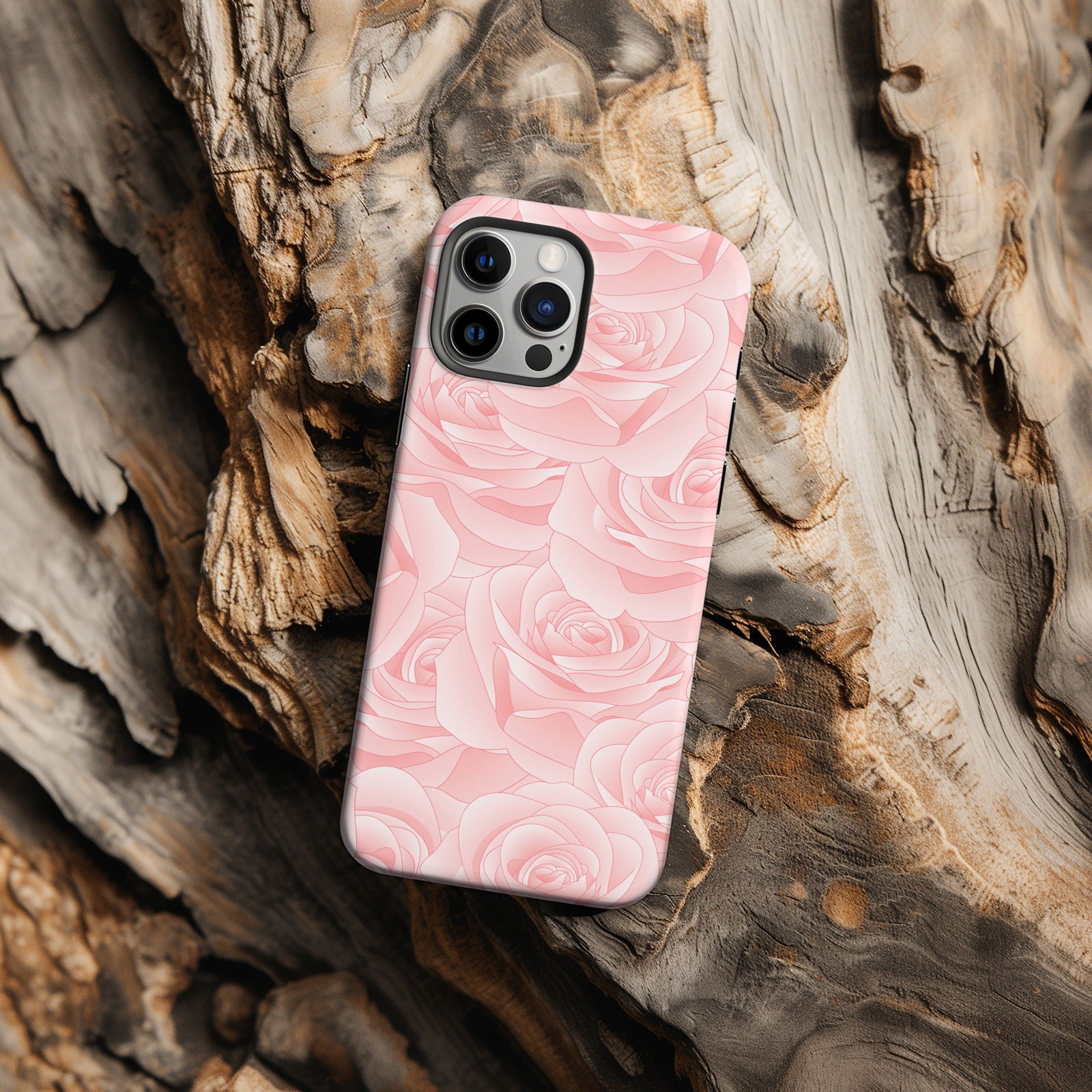 Pink Roses - Techy Treasures - Mobile Phone Cases 