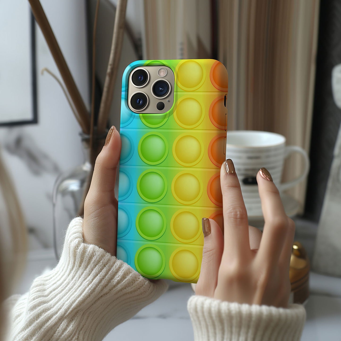 Rainbow Pop-It Magsafe iPhone Case - Techy Treasures -  