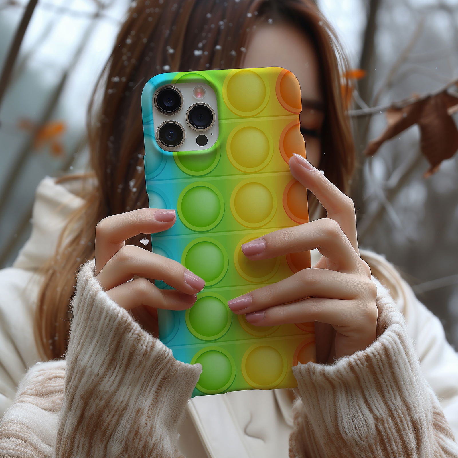 Rainbow Pop-It Magsafe iPhone Case - Techy Treasures -  