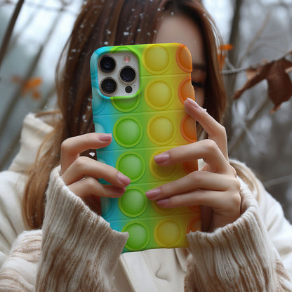 Rainbow Pop-It Magsafe iPhone Case - Techy Treasures -  