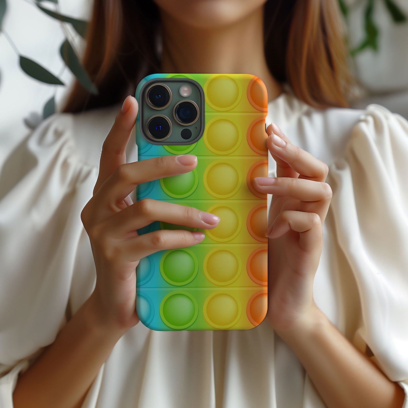 Rainbow Pop-It Magsafe iPhone Case - Techy Treasures -  
