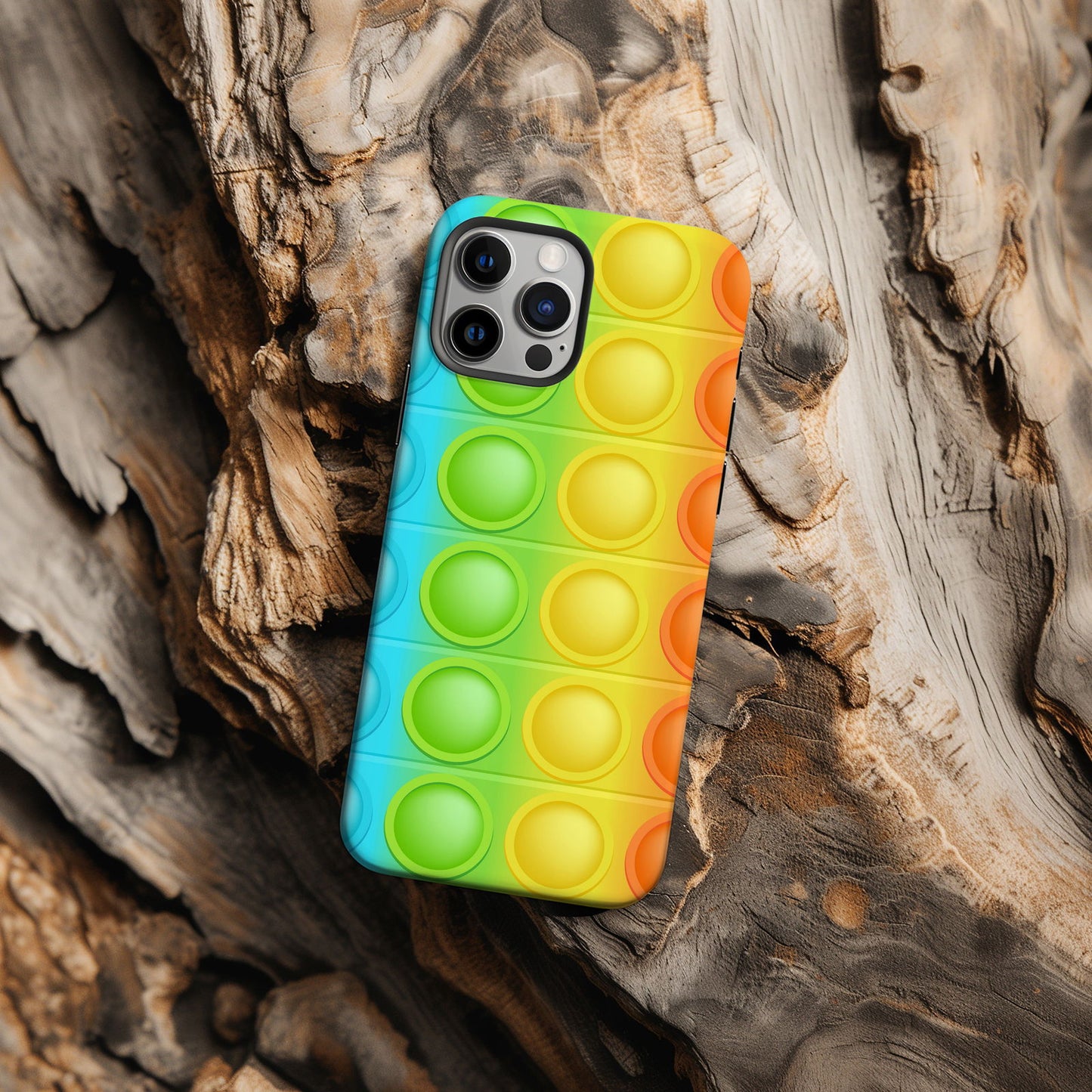 Rainbow Pop-It Magsafe iPhone Case - Techy Treasures -  