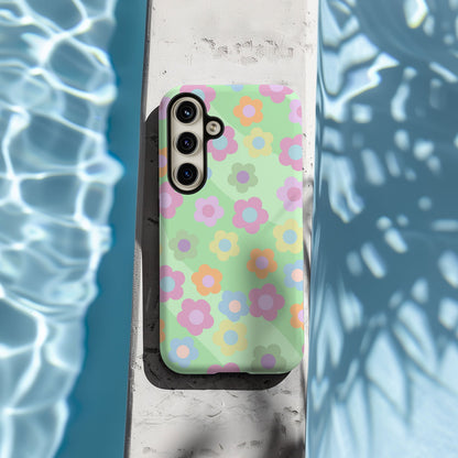 Retro Floral iPhone Case Magsafe iPhone Case - Artistic & Colorful Protection for Your Device - Techy Treasures -  