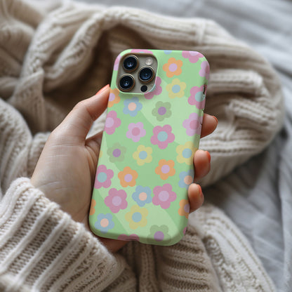 Retro Floral iPhone Case Magsafe iPhone Case - Artistic & Colorful Protection for Your Device - Techy Treasures -  