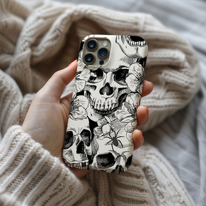 Skull Design MagSafe iPhone Case - This Eye-Catching Case Features an Array of Unique and Artistic Skull Designs. - Techy Treasures -  