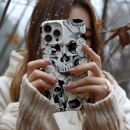 Skull Design MagSafe iPhone Case - This Eye-Catching Case Features an Array of Unique and Artistic Skull Designs. - Techy Treasures -  