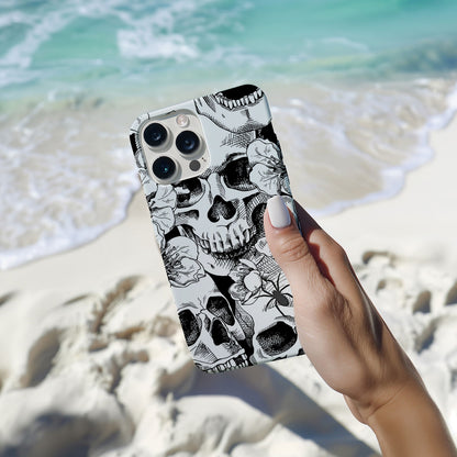 Skull Design MagSafe iPhone Case - This Eye-Catching Case Features an Array of Unique and Artistic Skull Designs. - Techy Treasures -  